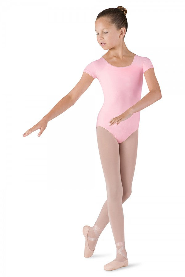 Body per ragazze con maniche ad aletta Dujour di Bloch