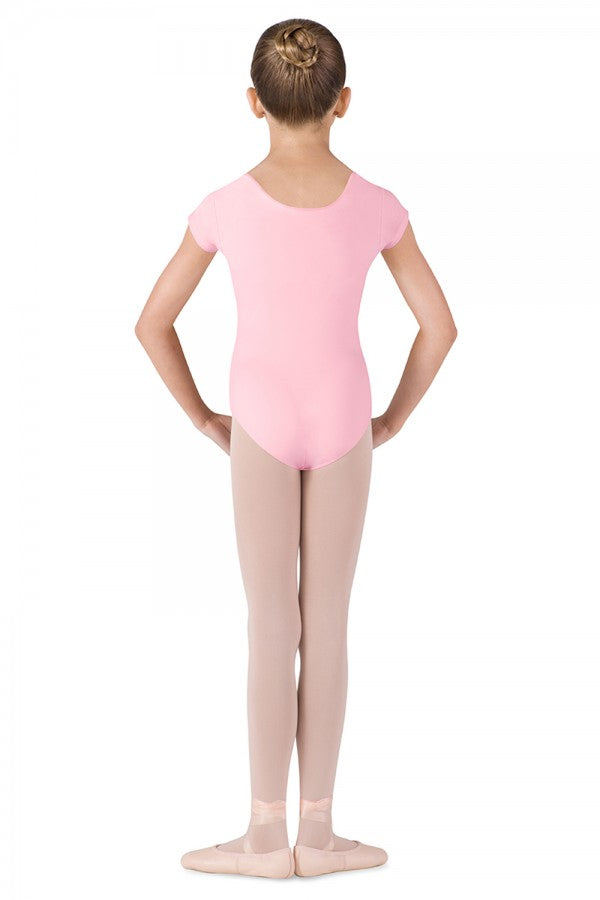 Body per ragazze con maniche ad aletta Dujour di Bloch