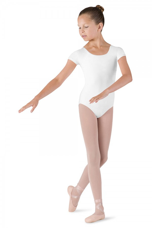 Body per ragazze con maniche ad aletta Dujour di Bloch
