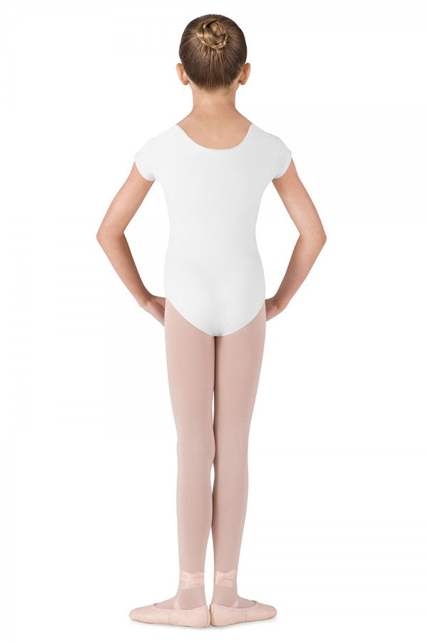 Body per ragazze con maniche ad aletta Dujour di Bloch