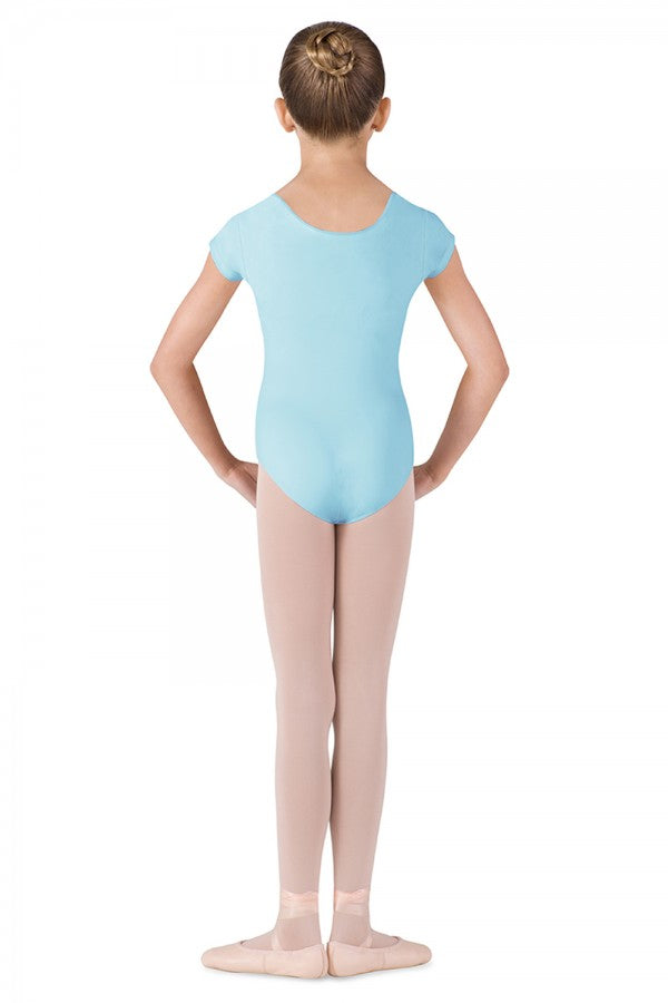 Body per ragazze con maniche ad aletta Dujour di Bloch