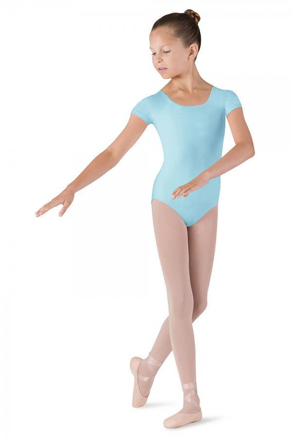 Body per ragazze con maniche ad aletta Dujour di Bloch