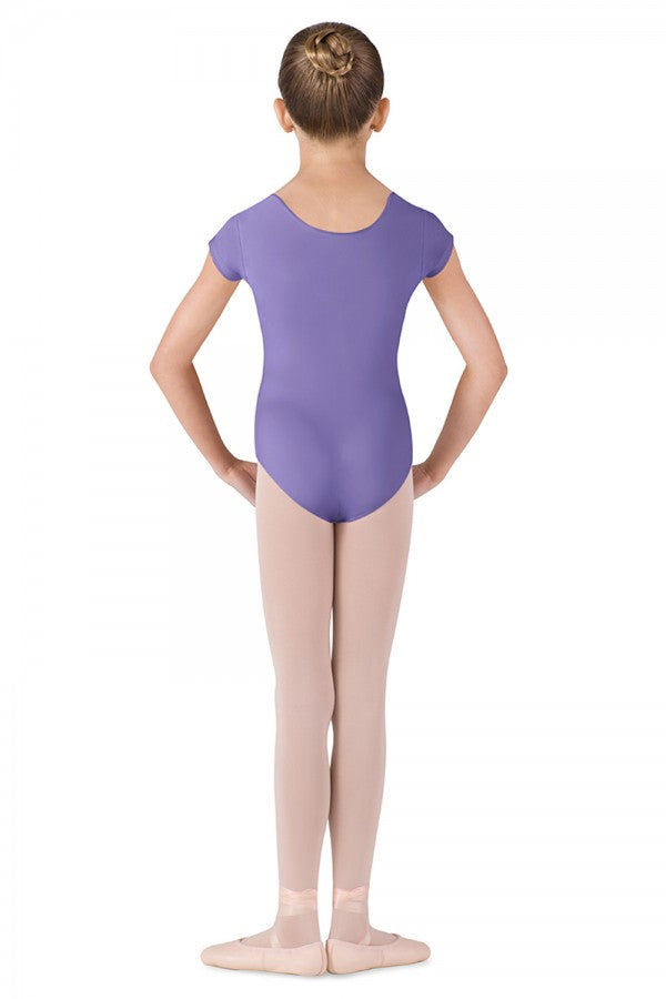 Body per ragazze con maniche ad aletta Dujour di Bloch