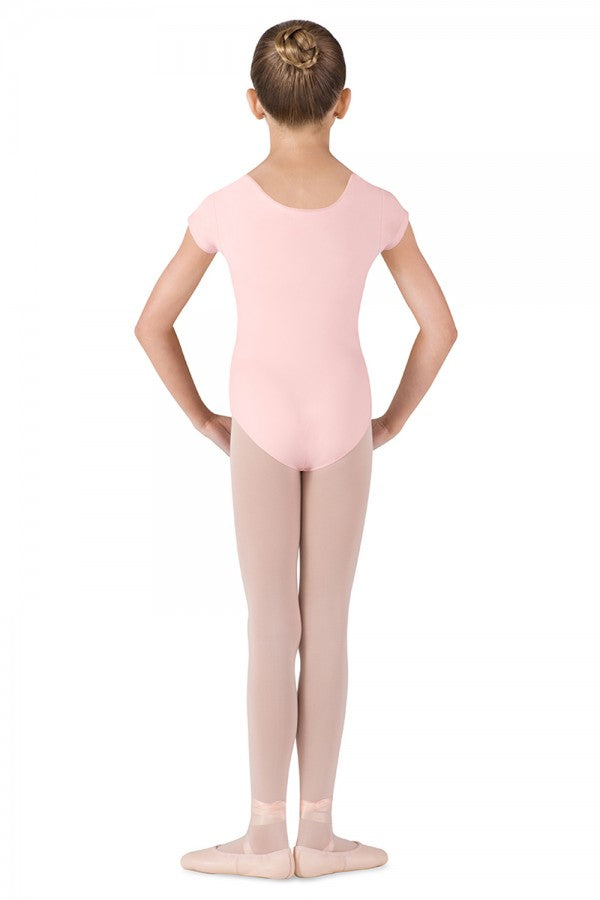 Body per ragazze con maniche ad aletta Dujour di Bloch