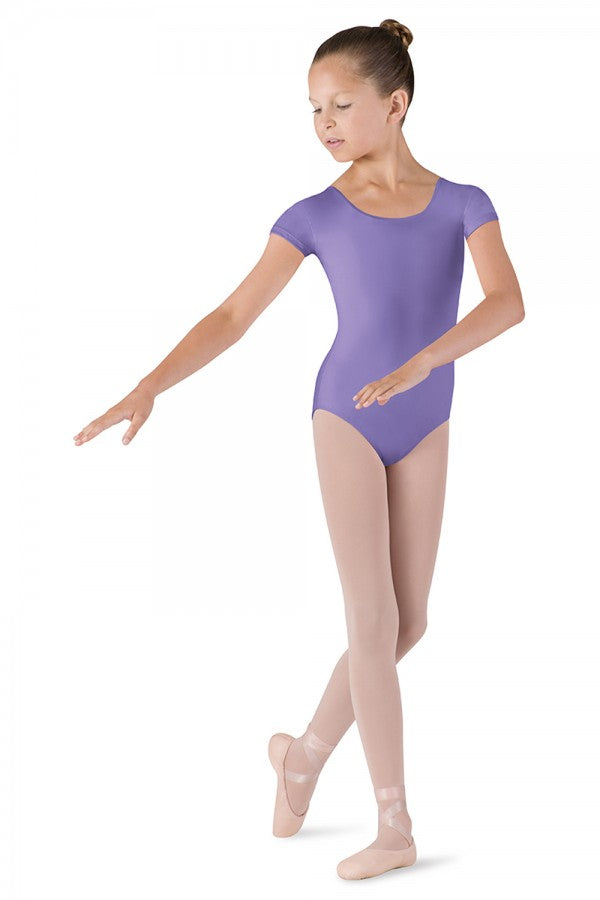 Body per ragazze con maniche ad aletta Dujour di Bloch