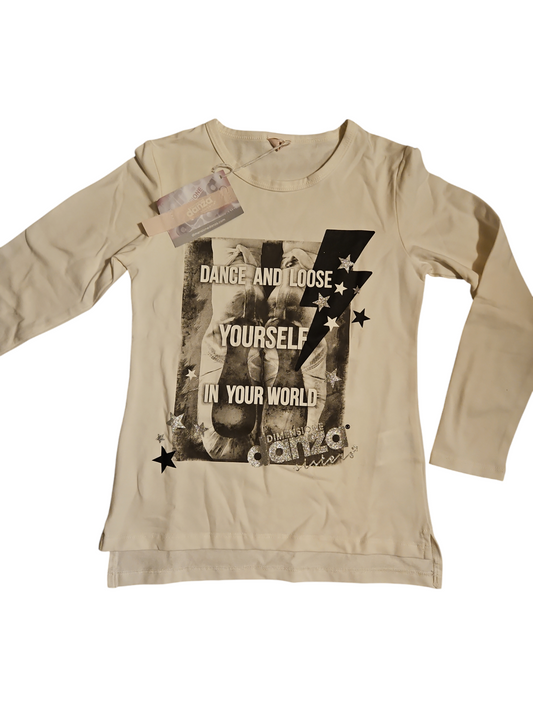 MAGLIA felpatina elastica DIMENZIONE DANZA